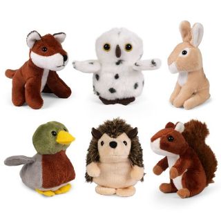 Obrázek z Lesní zvířátka plyš 10cm, 6dr (24)-AN05WL 